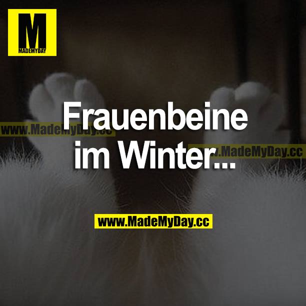 Frauenbeine im Winter...