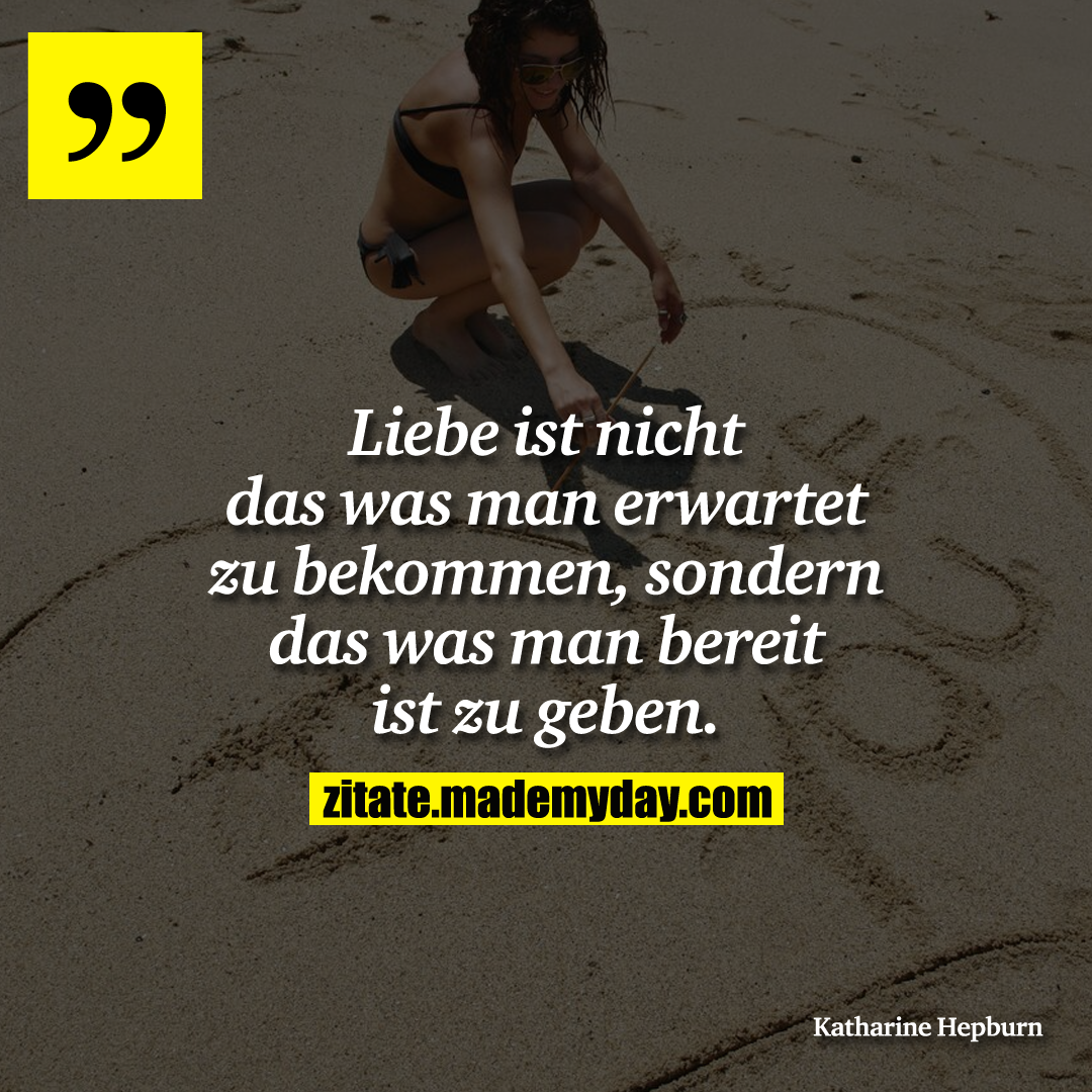 Liebe ist nicht das was Made My Day