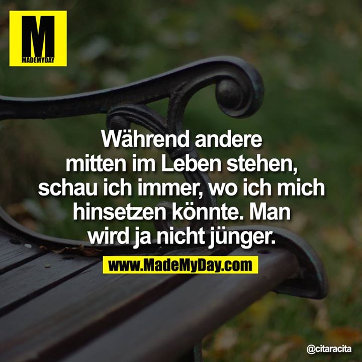 Während andere mitten im Leben Made My Day