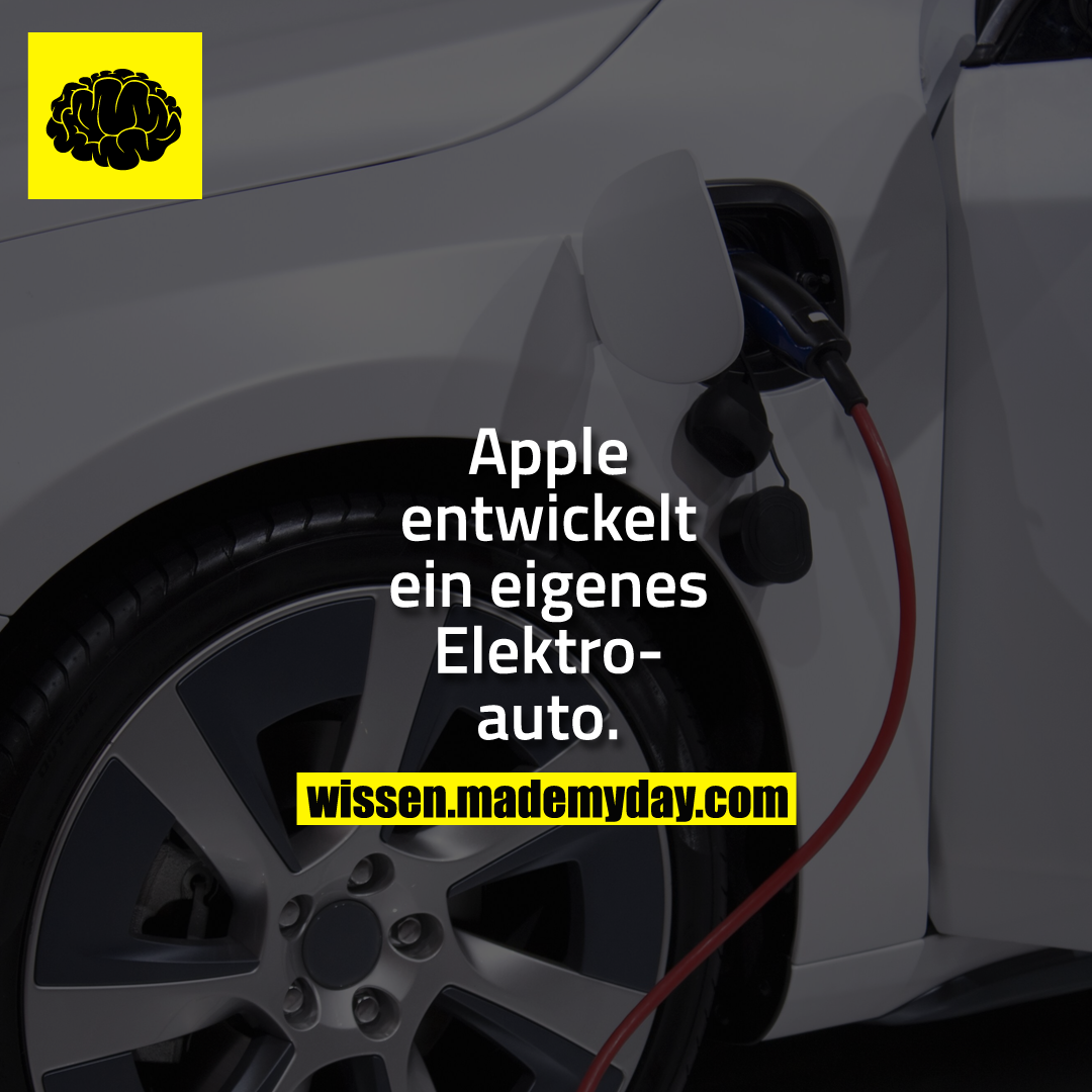 Apple entwickelt ein eigenes Elektroauto.
