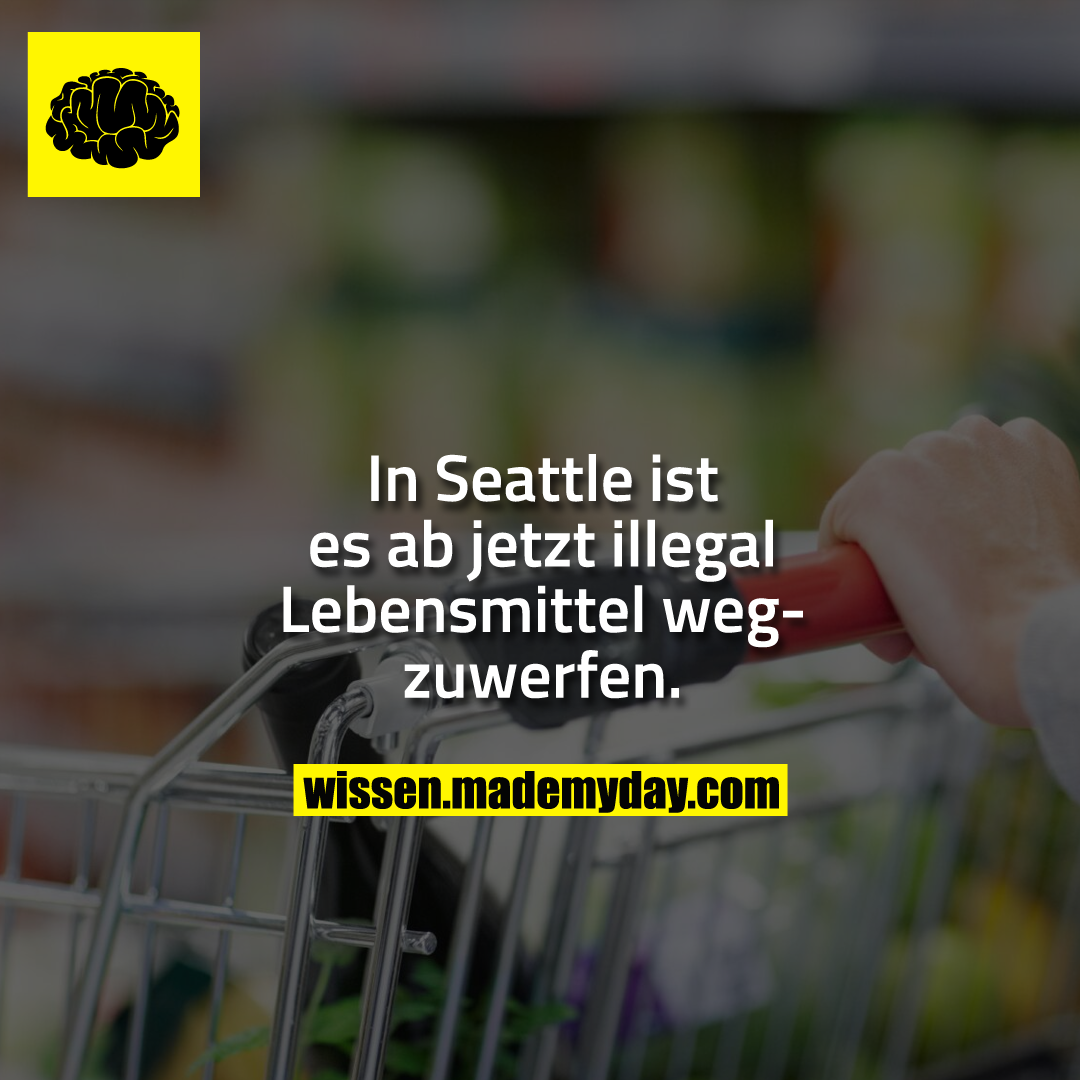 In Seattle ist es ab jetzt illegal Lebensmittel wegzuwerfen.