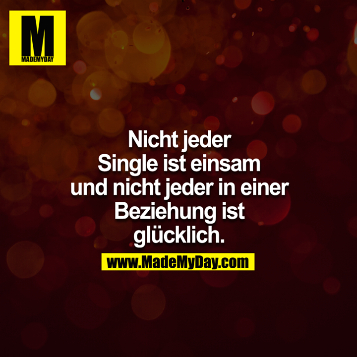 Glücklich als single