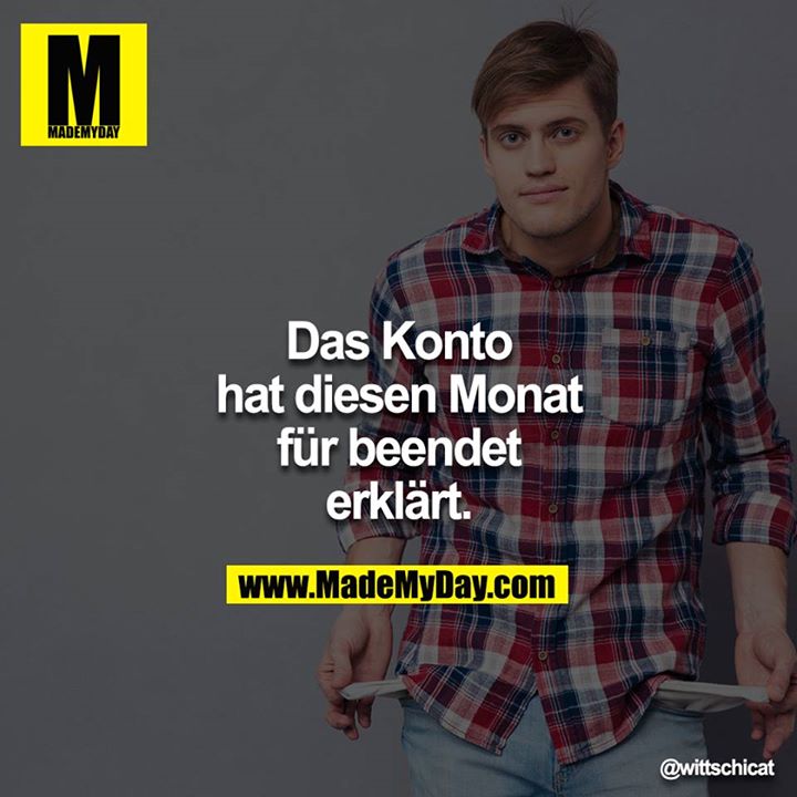 Das Konto hat diesen Monat für beendet erklärt.