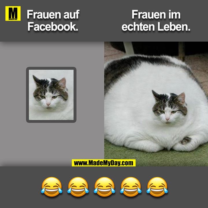 Frauen auf Facebook – Frauen im echten Leben.