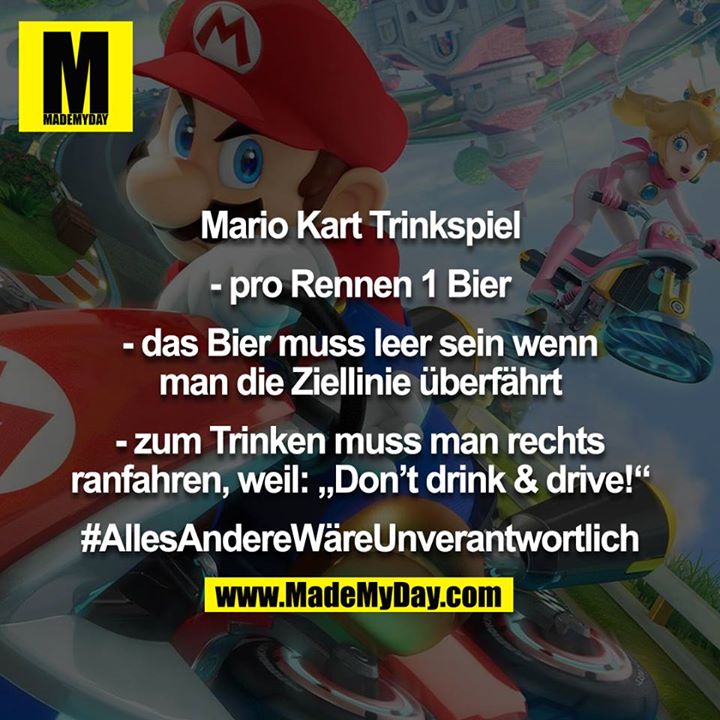 Mario Kart Trinkspiel