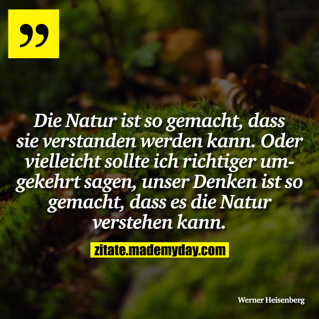 Die Natur ist so gemacht, Made My Day