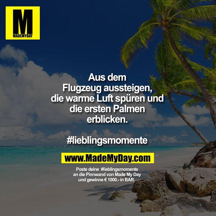 Poste deine #lieblingsmomente an die Pinnwand von Made My Day und gewinne € 1000.- in BAR.<br />
<br />
Jeder kann so oft mitmachen wie er will! Die weiteren Infos senden wir euch dann via privat Nachricht zu.