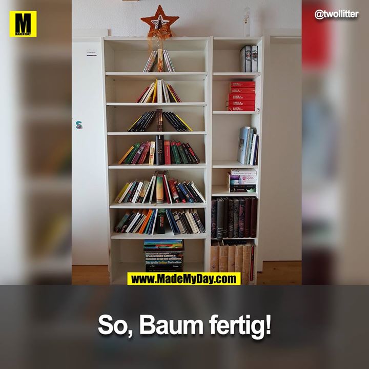 So, Baum fertig!<br />
