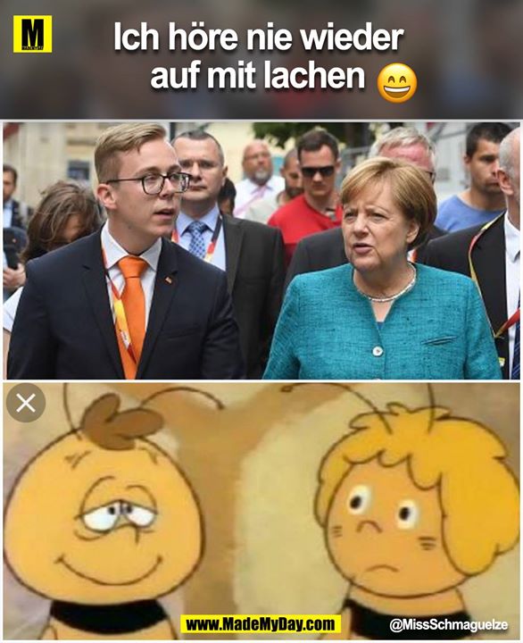 Ich höre nie wieder auf mit lachen 