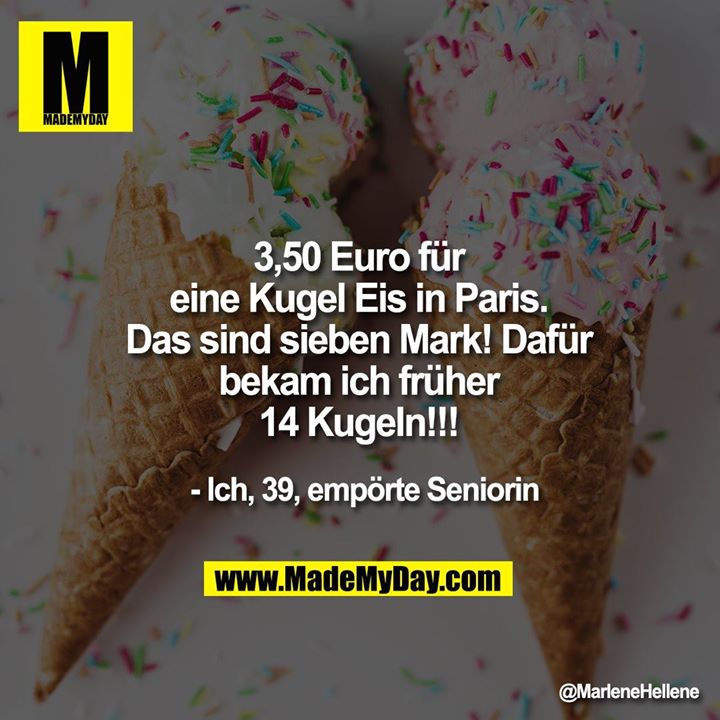 3 50 Euro Fur Eine Kugel Made My Day
