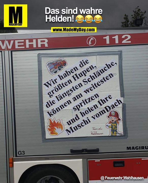 Das sind wahre Helden! ���