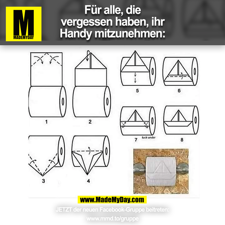 Für alle, die vergessen haben, ihr Handy mitzunehmen: