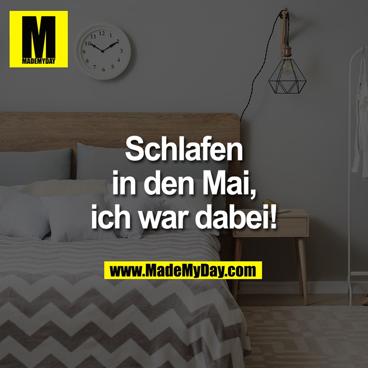 Schlafen in den Mai, ich war dabei!