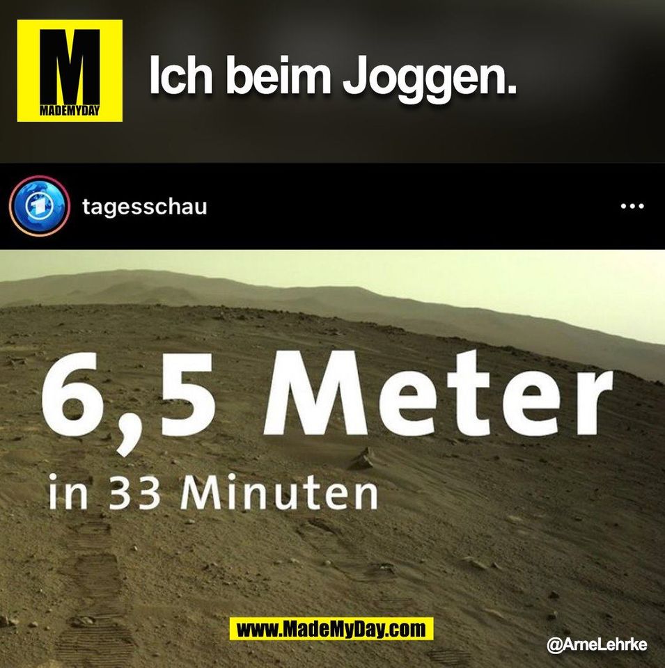 Ich beim Joggen. @ArneLehrke<br />
(BILD)