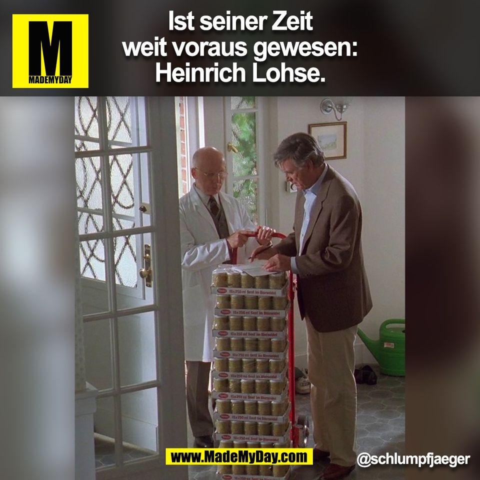 In seiner Zeit weit voraus gewesen: Heinrich Lohse. @schlumpfjaeger (BILD)