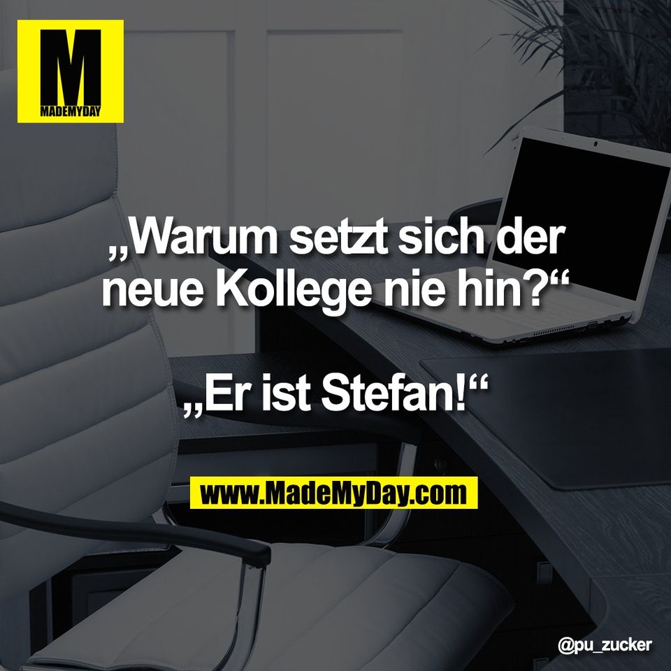 Füße hoch, der kommt flach. ?