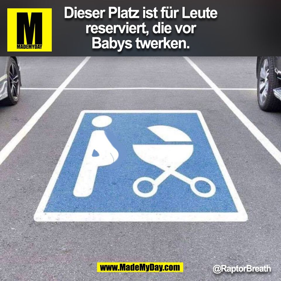 Dieser Platz ist für Leute<br />
reserviert, die vor<br />
Babys twerken.<br />
@RaptorBreath<br />
(BILD)