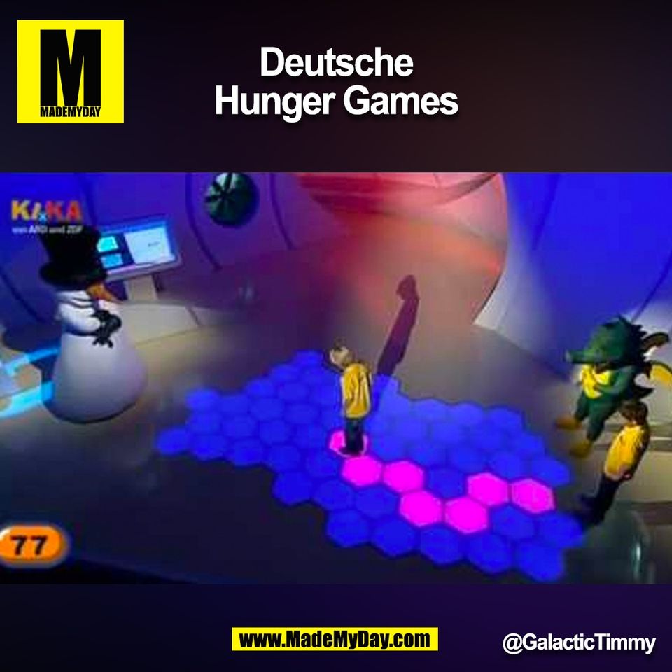 Deutsche<br />
Hunger Games<br />
@GalacticTimmy<br />
(BILD)