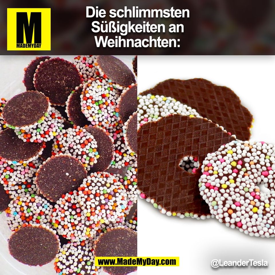 Die schlimmsten<br />
Süßigkeiten an<br />
Weihnachten:<br />
(BILD)