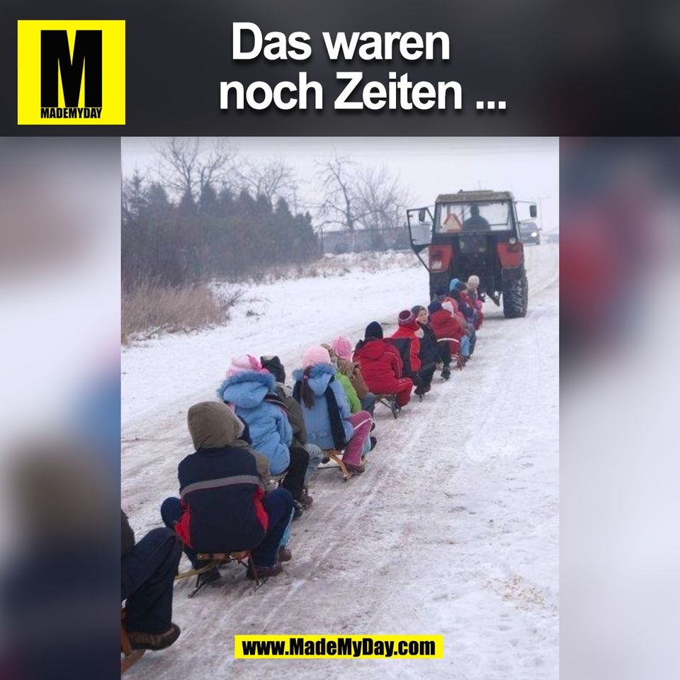 Das waren noch Zeiten ...<br />
(BILD)