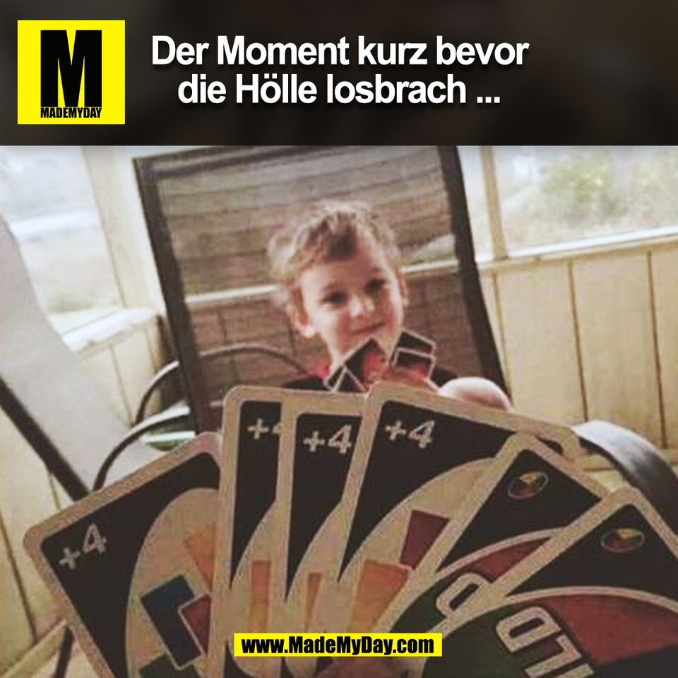 Der Moment kurz bevor<br />
die Hölle losbrach ...<br />
(BILD)