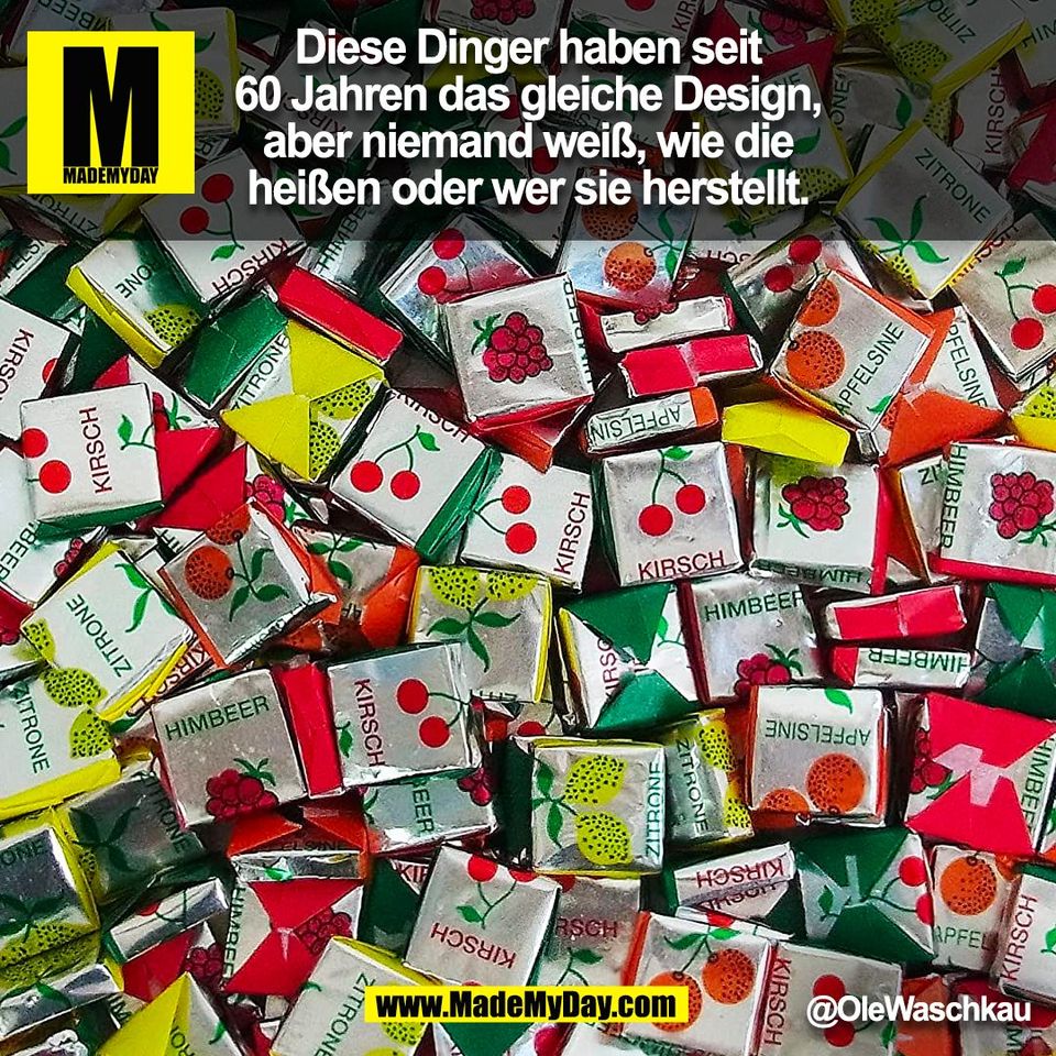 Diese Dinger haben seit<br />
60 Jahren das gleiche Design,<br />
aber niemand weiß, wie die<br />
heißen oder wer sie herstellt.<br />
@OleWaschkau<br />
(BILD)
