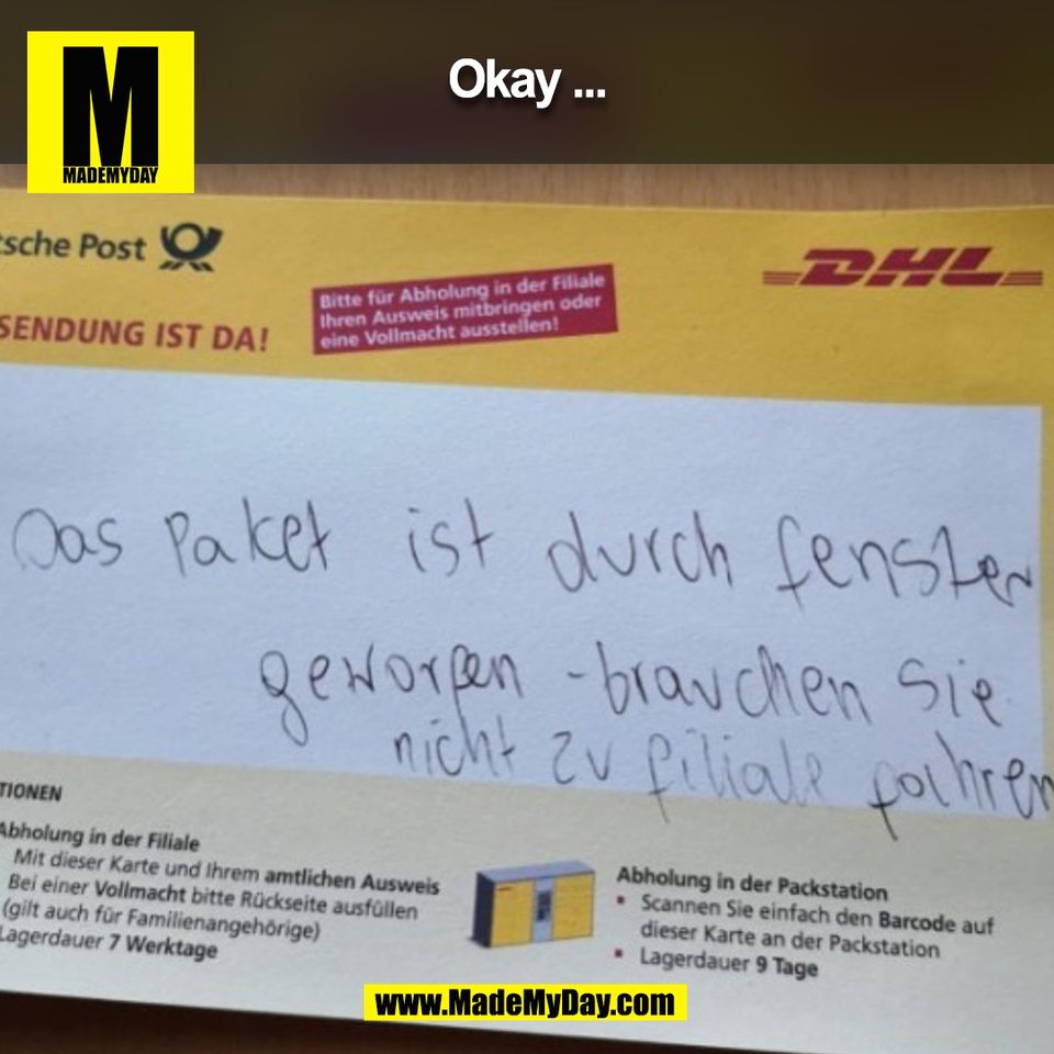Okay ...<br />
(BILD)