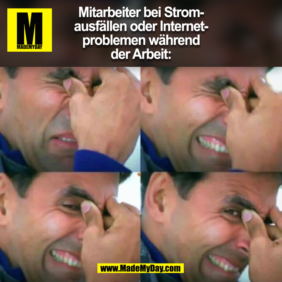 Mitarbeiter bei Strom-<br />
ausfällen oder Internet-<br />
problemen während<br />
der Arbeit:<br />
(BILD)