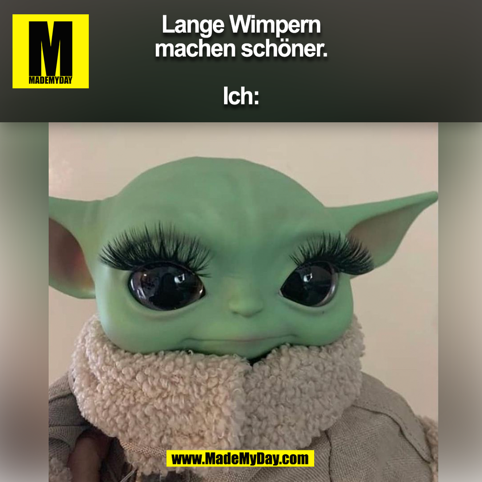 Lange Wimpern<br />
machen schöner.<br />
<br />
Ich:<br />
(BILD)