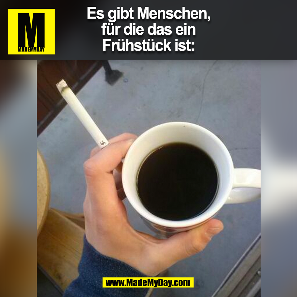 Es gibt Menschen,<br />
für die das ein<br />
Frühstück ist:<br />
(BILD)