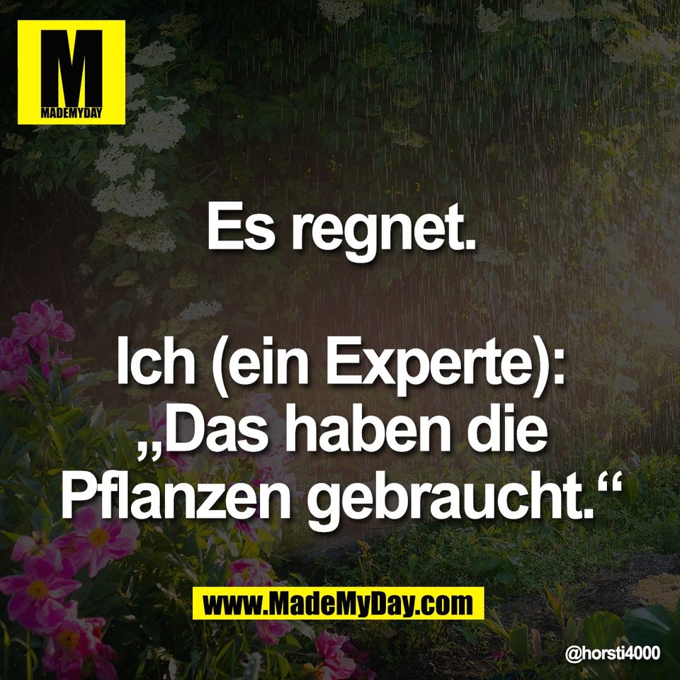 Jede Mutter, Tante oder Oma, immer. ?
