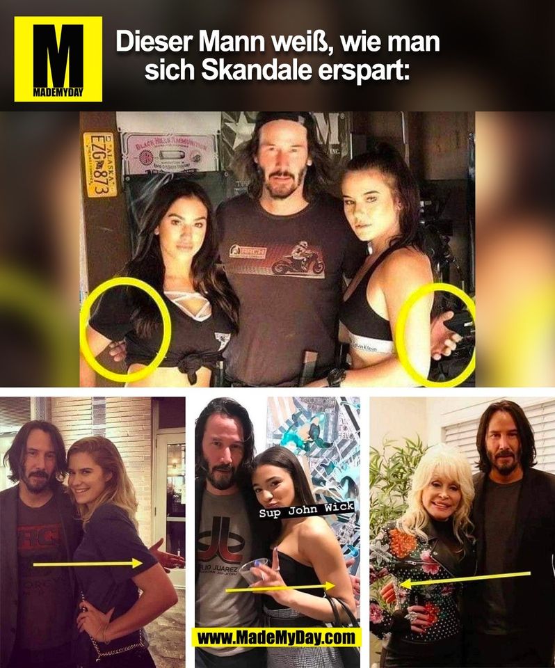 Dieser Mann weiß, wie man<br />
sich Skandale erspart:<br />
(BILD)