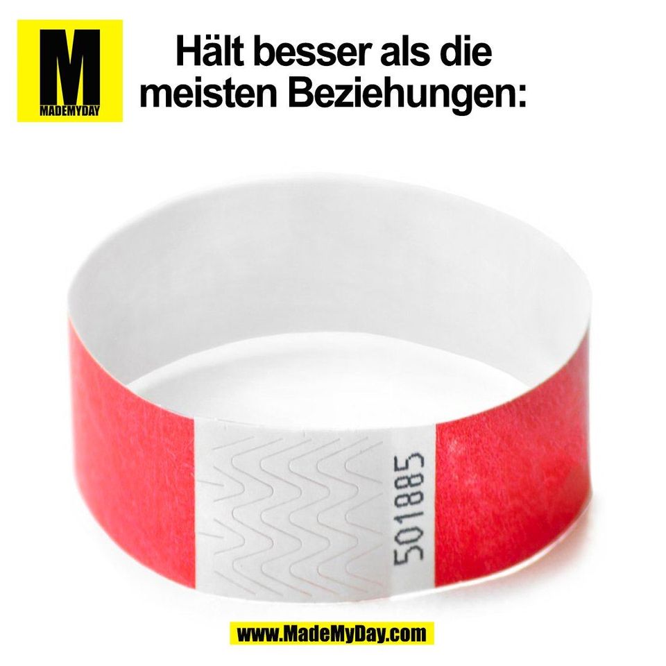 Hält besser als die<br />
meisten Beziehungen:<br />
(BILD)
