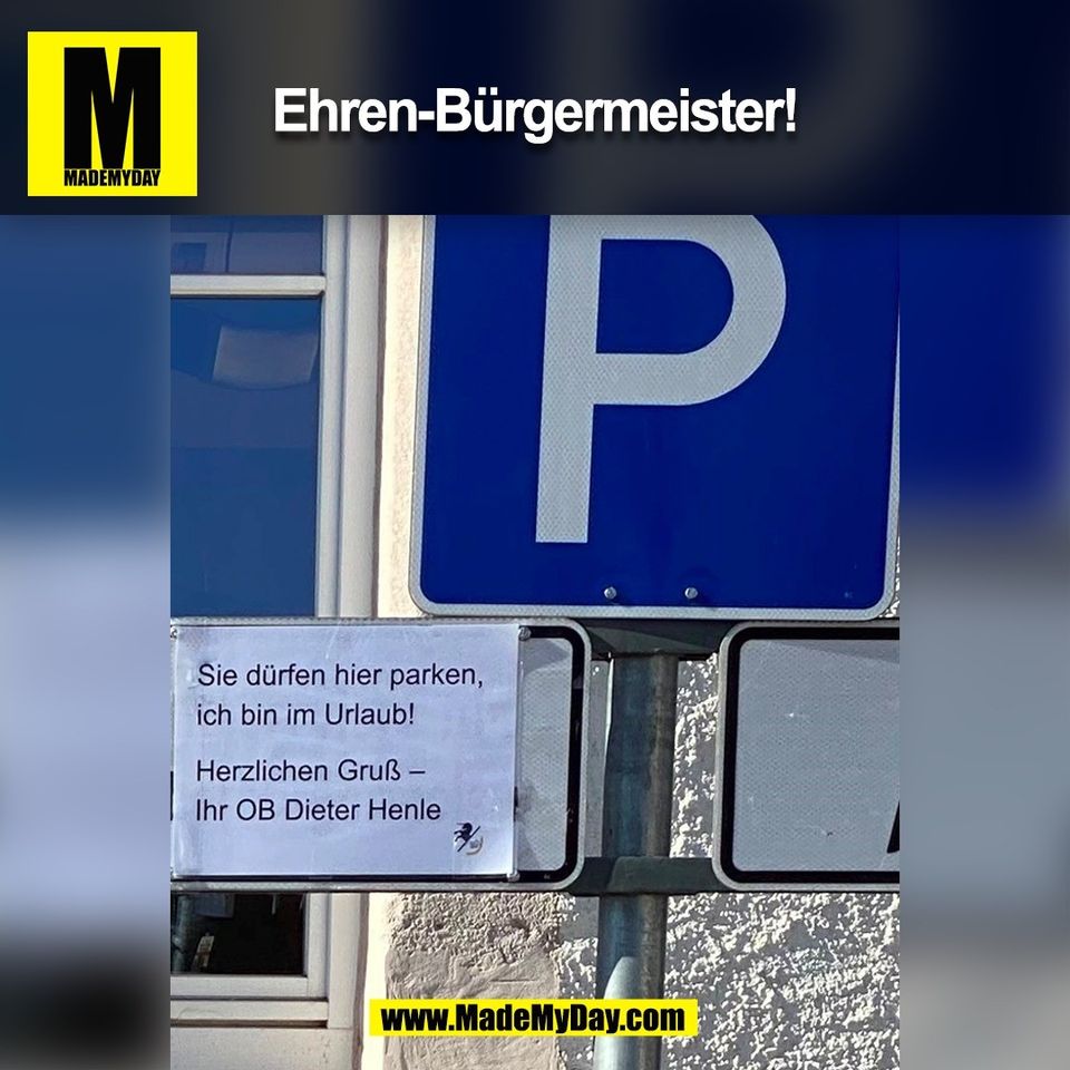 Ehren-Bürgermeister!<br />
(BILD)