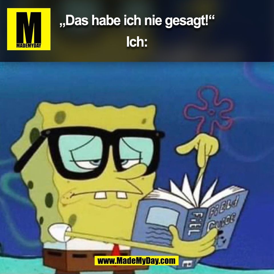 „Das habe ich nie gesagt!“<br />
Ich:<br />
(BILD)