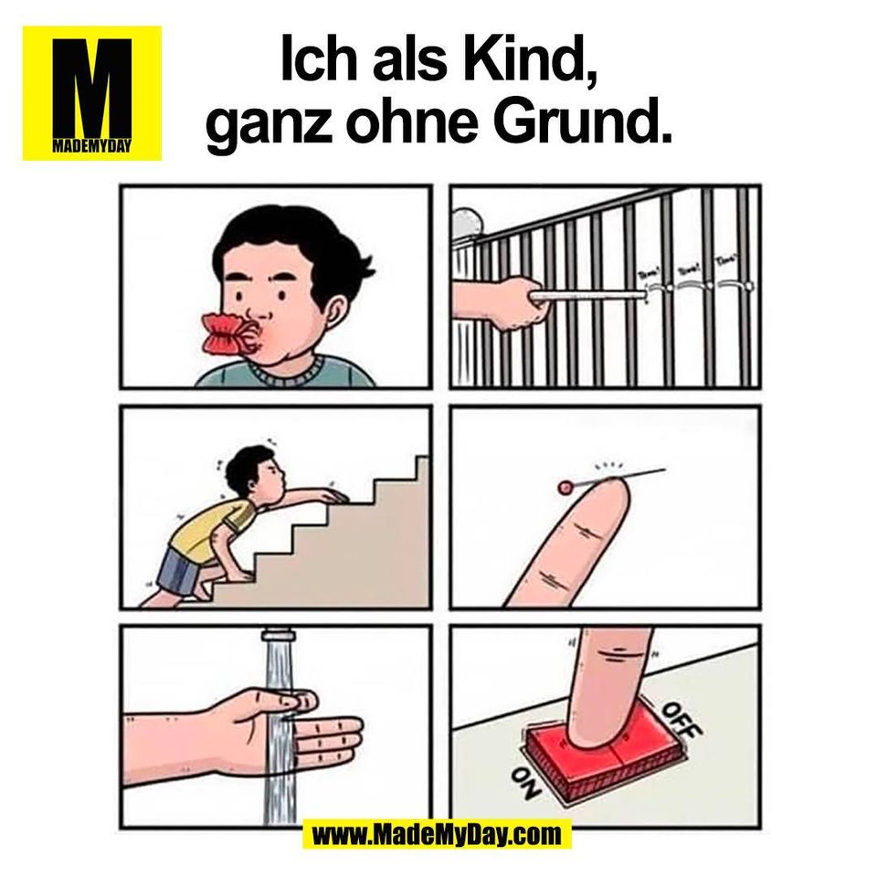 Ich als Kind,<br />
ganz ohne Grund.<br />
(BILD)