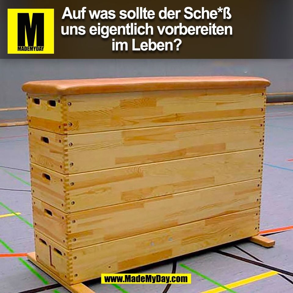 Auf was sollte der Sche*ß<br />
uns eigentlich vorbereiten<br />
im Leben?<br />
(BILD)