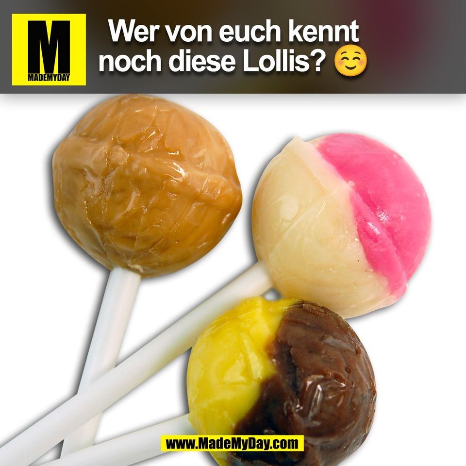Wer von euch kennt<br />
noch diese Lollis? ☺️<br />
(BILD)