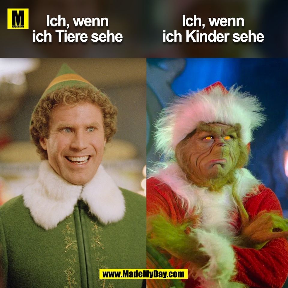 Ich, wenn<br />
ich Tiere sehe<br />
Ich, wenn<br />
ich Kinder sehe<br />
(BILD)