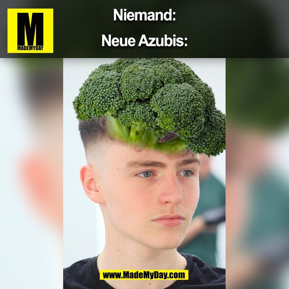 Niemand:<br />
<br />
Neue Azubis:<br />
(BILD)
