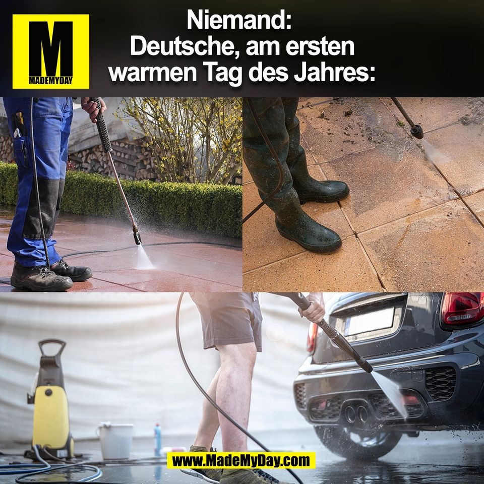 Niemand: <br />
Deutsche, am ersten<br />
warmen Tag des Jahres:<br />
(BILD)