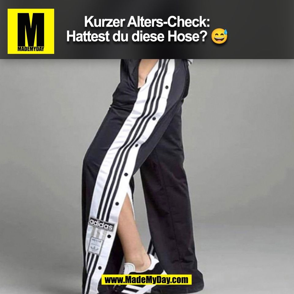 Kurzer Alters-Check:<br />
Hattest du diese Hose? 😅<br />
(BILD)