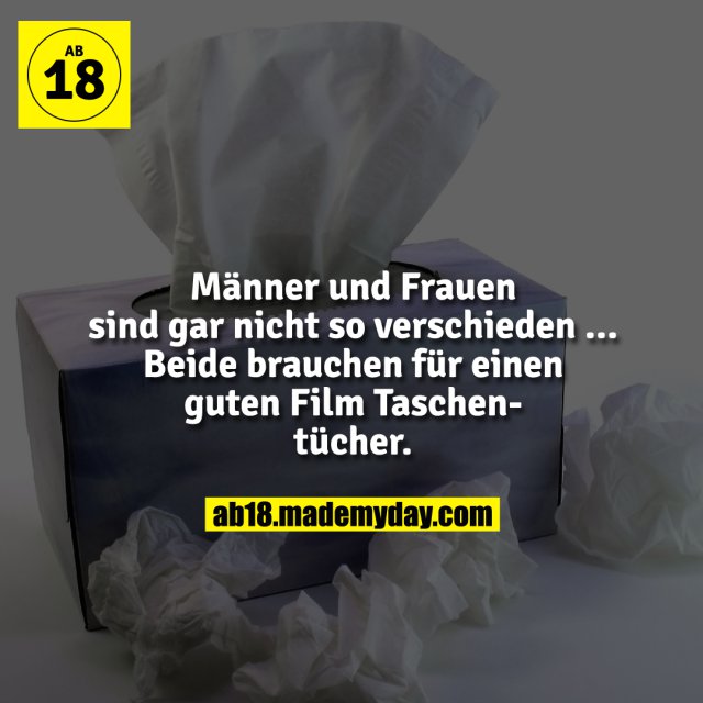 Männer und Frauen sind gar Made My Day