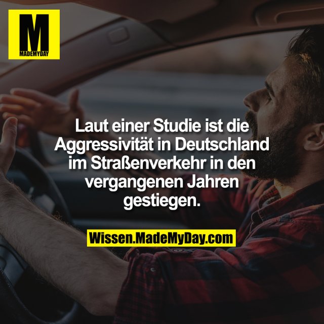 Laut einer Studie ist die Aggressivität in Deutschland im Straßenverkehr in den vergangenen Jahren gestiegen.