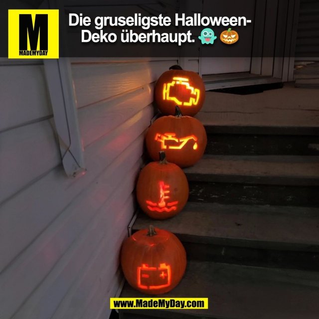 Die gruseligste Halloween-<br />
Deko überhaupt. 👻 🎃<br />
(BILD)