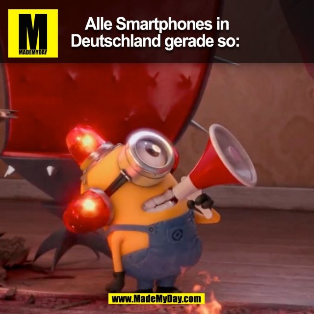 Alle Smartphones in<br />
Deutschland gerade so: <br />
(BILD)