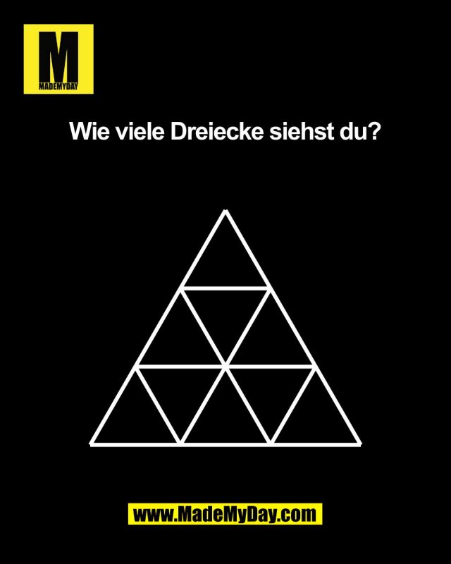 Fast alle nennen beim ersten Hinsehen eine zu kleine Zahl. Beim zweiten meistens auch noch.