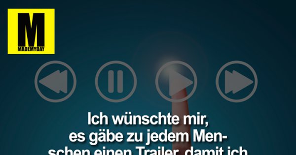 Ich Wünschte Mir, Es Gäbe ... - Made My Day