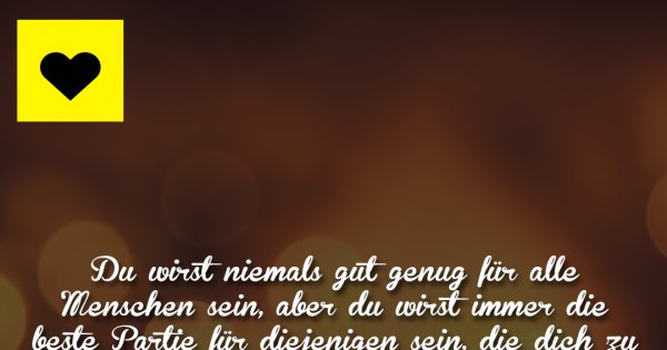 Gut genug nie spruch 100 »Zeit