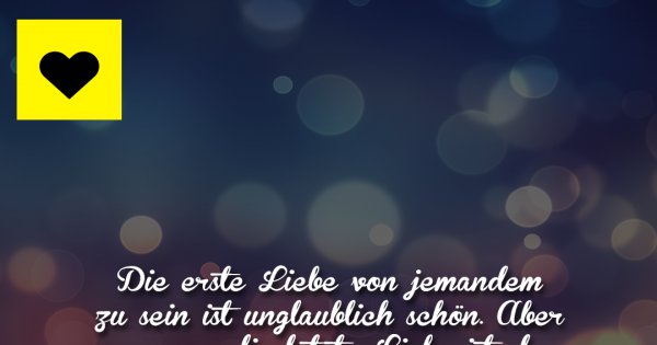 Die erste Liebe von jemandem Made My Day